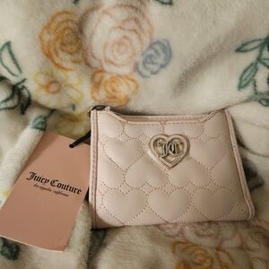 Juicy Couture Pink Heart-Patterned Women's Wallet